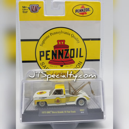 M2 CHASE 1975 GMC Sierra Grande Pennzoil Tow Truck - HOBBY SPECIAL