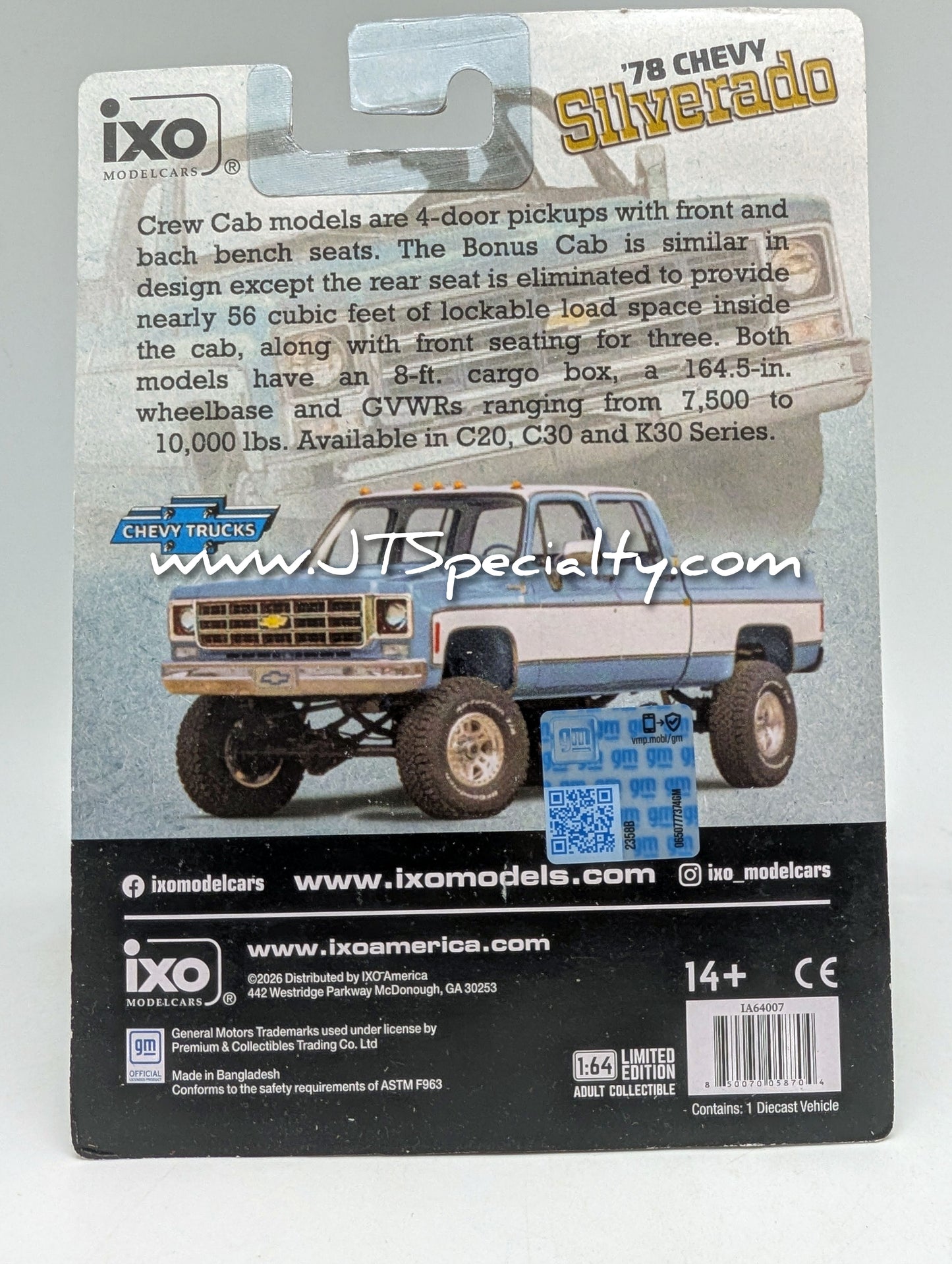 iXO CHASE 1978 Chevrolet Silverado K30 Crew Cab Fleetside