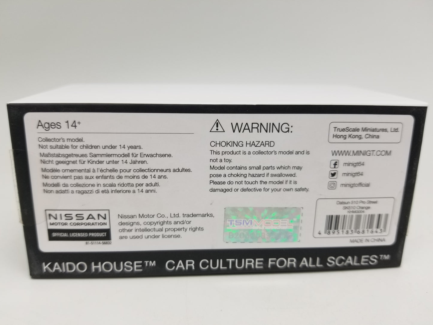 Kaido House *OPEN BOX* 004 Datsun 510 Pro Street SK510 - Orange