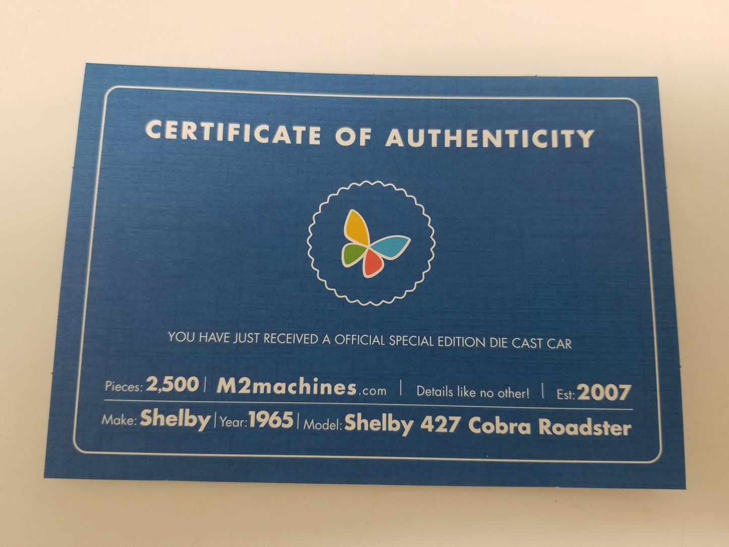 M2 1965 Shelby 427 Cobra - Children's Hospital Los Angeles