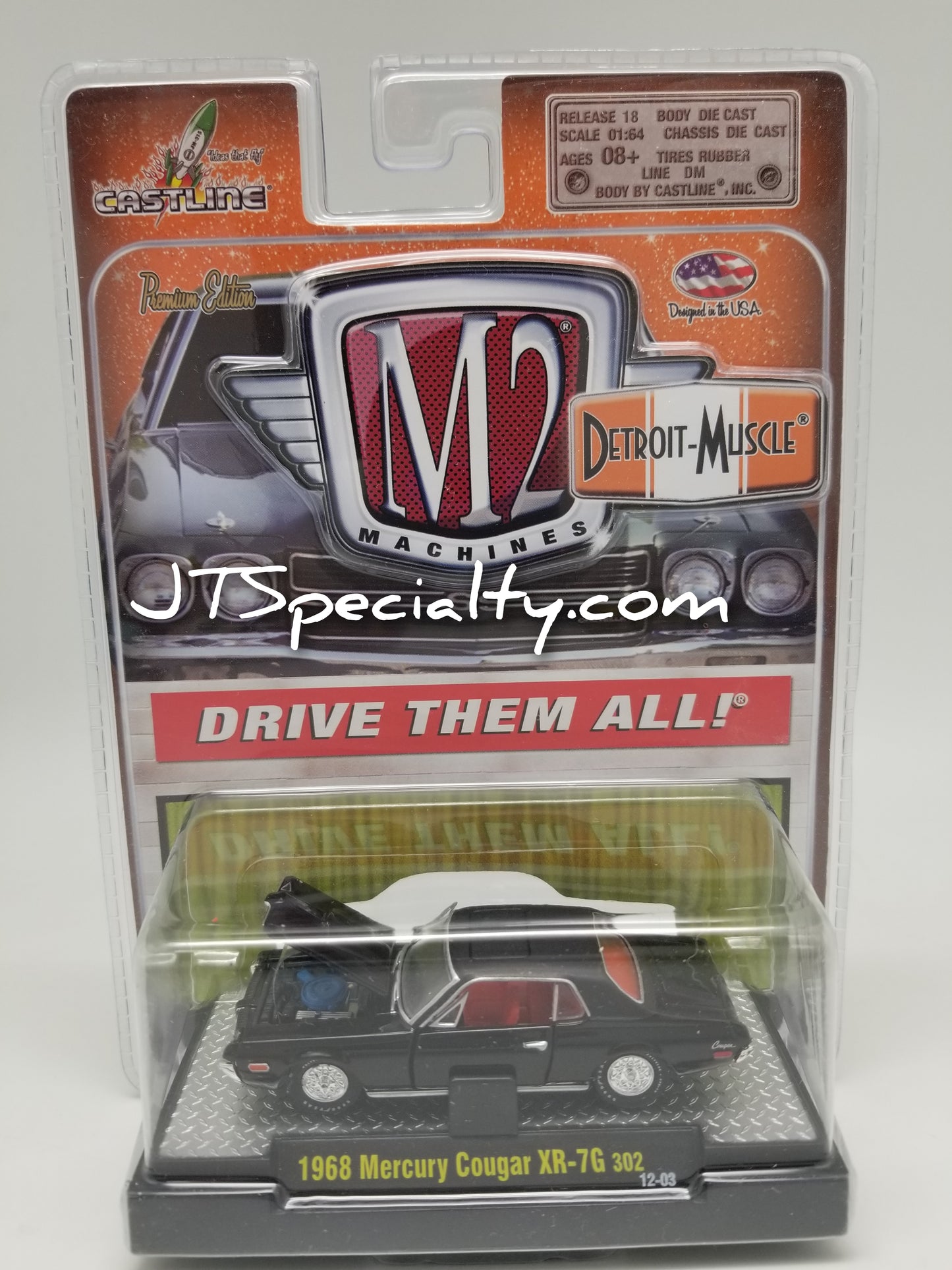 M2 1968 Mercury Cougar XR-7G 302 - Detroit Muscle