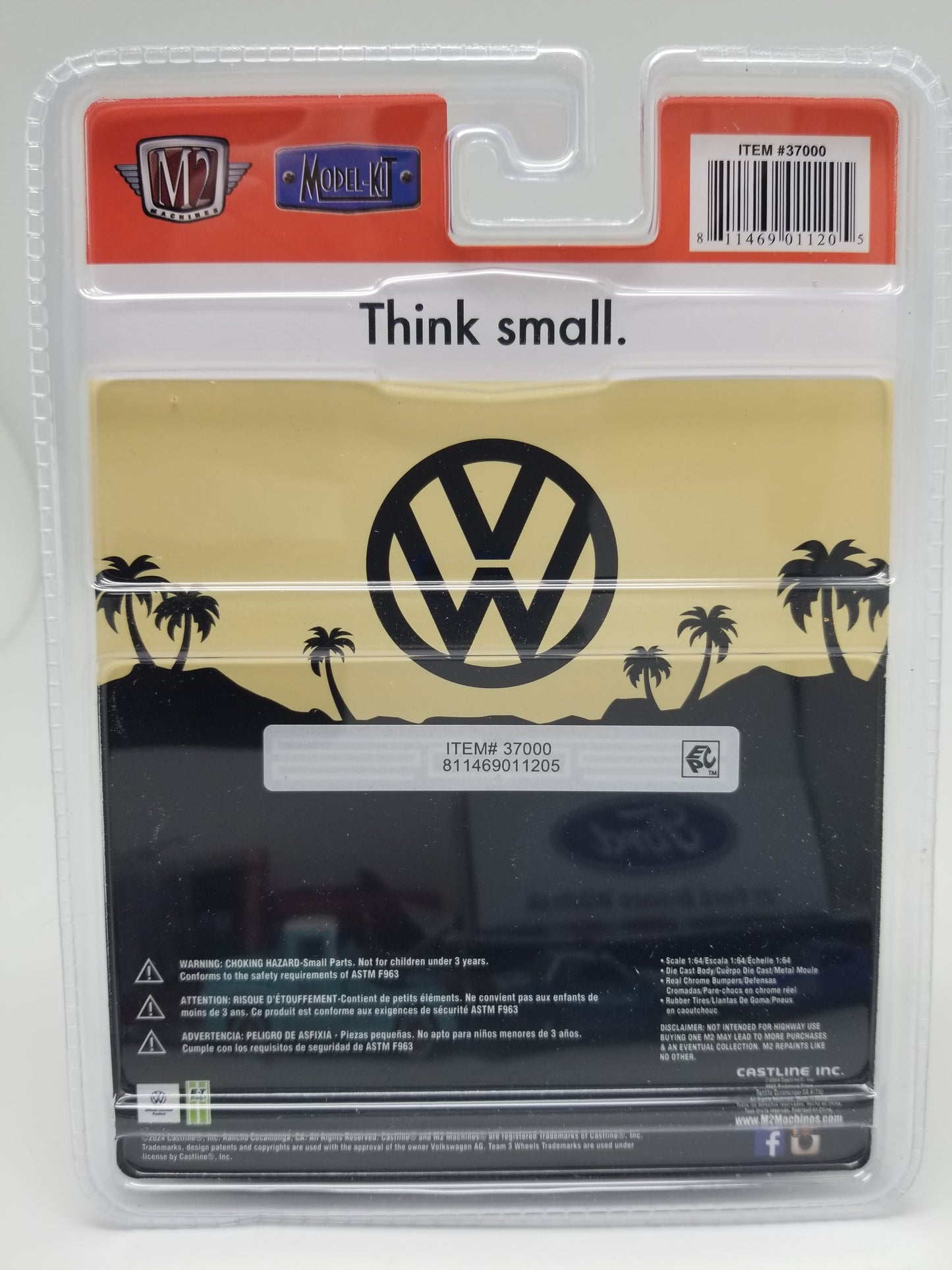 M2 1958 VW Microbus 15 Window USA Model - Model Kit