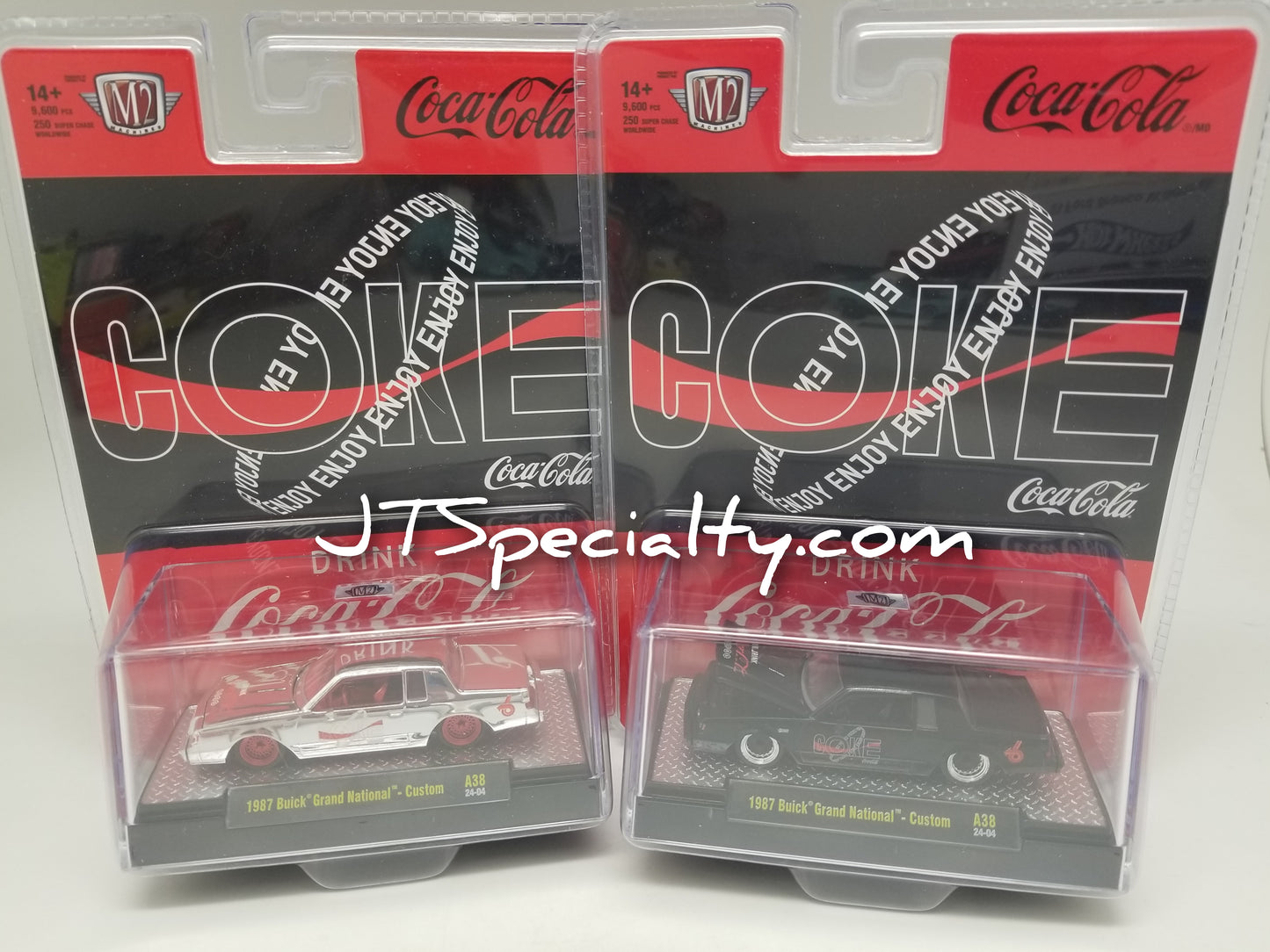 M2 CHASE 1987 Buick Grand National PAIR - Coca-Cola