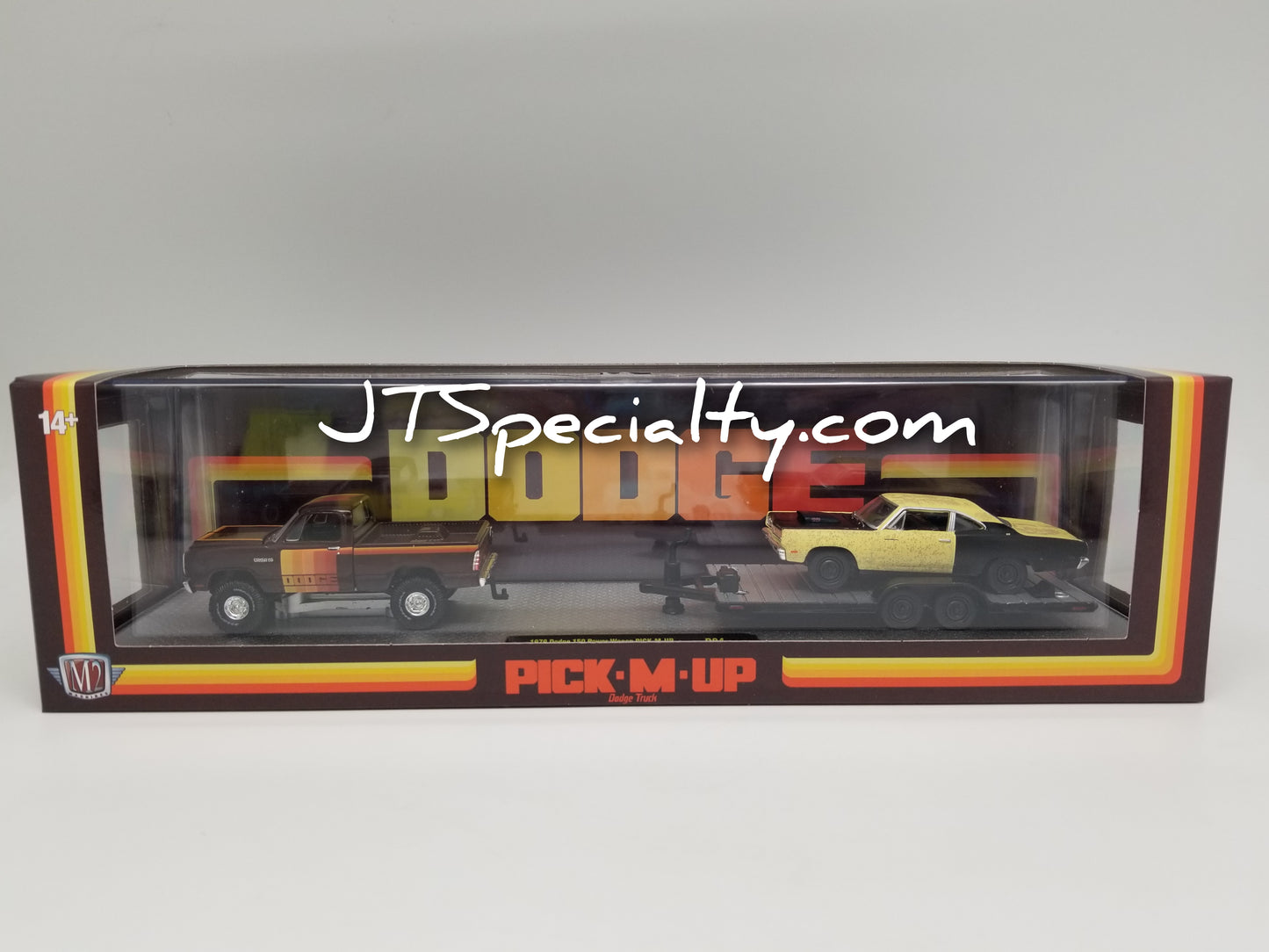 M2 1979 Dodge 150 Power Wagon & 1969 Plymouth Road Runner 440 6 Pack- Auto Hauler