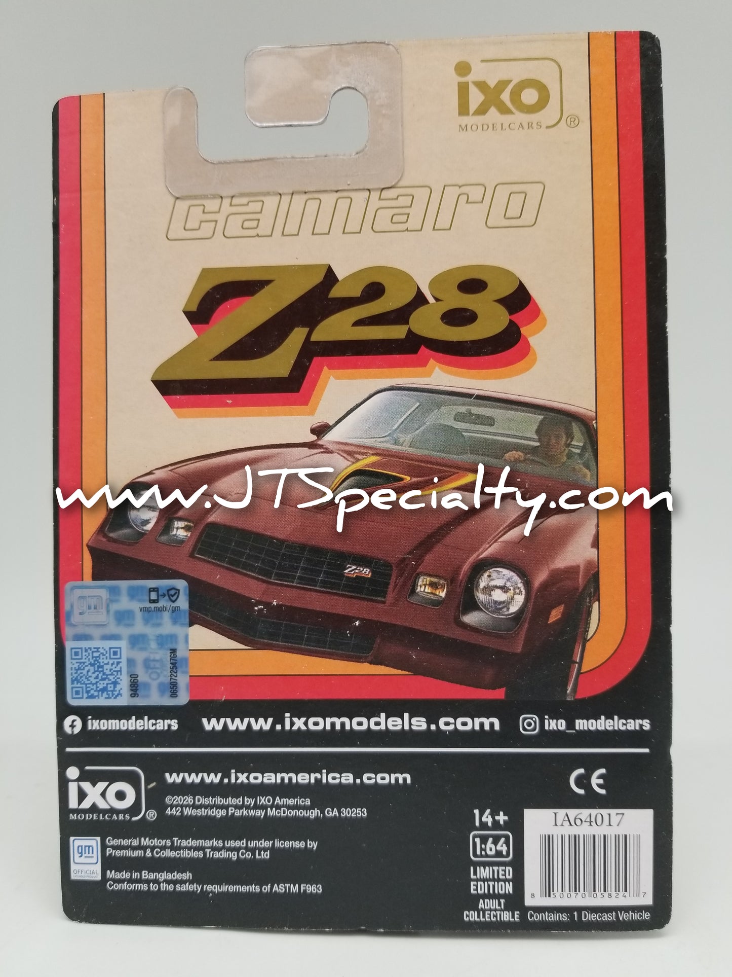 iXO 1978 Chevrolet Camaro Z28 - Carmine Metallic