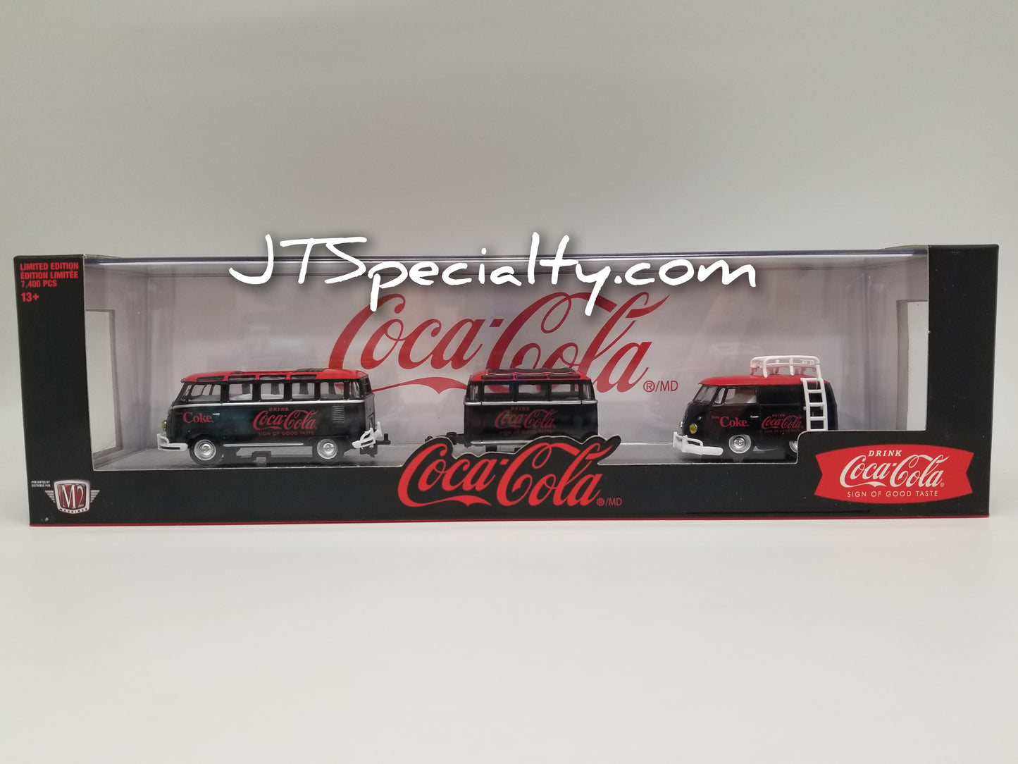 M2 1960 VW Microbus Deluxe USA Model & 1960 VW Delivery Van Auto Hauler - Coca-Cola