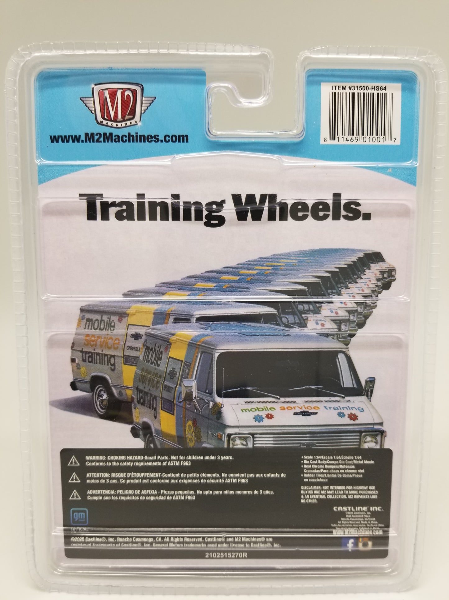 M2 CHASE 1972 Chevrolet G10 Van – “Training Wheels” - HOBBY SPECIAL