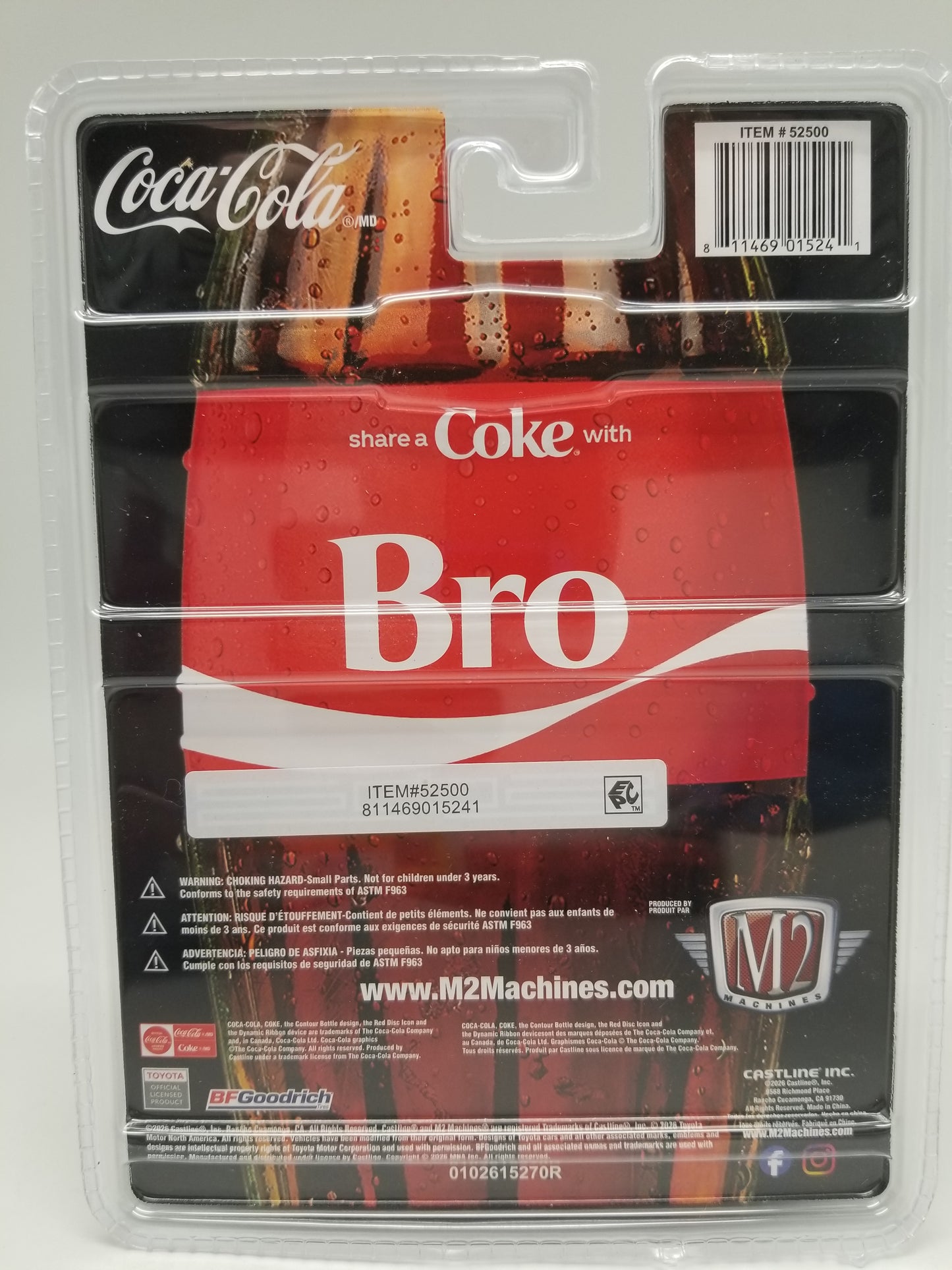 M2 A72 1985 Toyota Truck - Bro - Coca-Cola