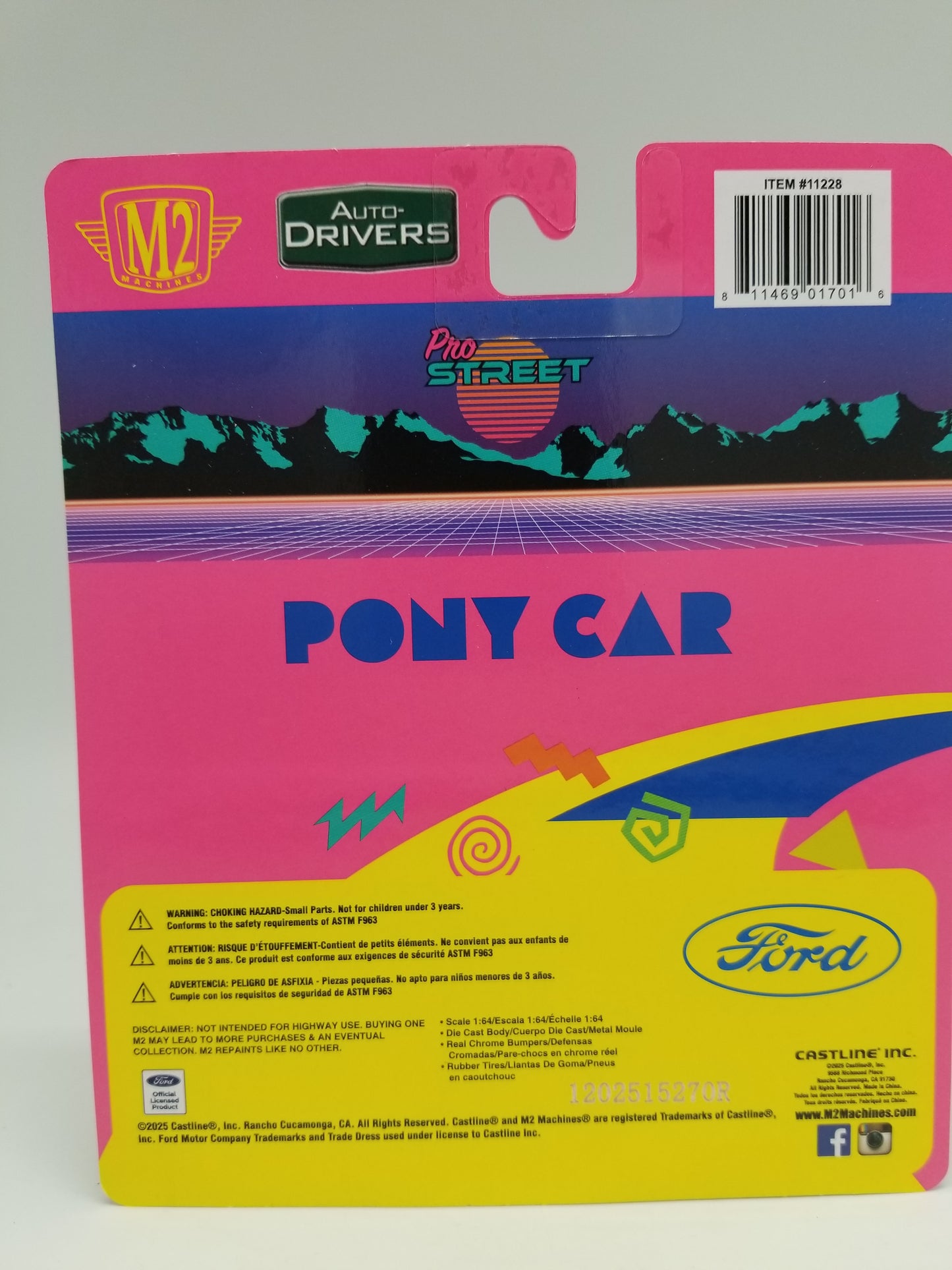 M2 1966 Ford Mustang Fastback 2+2 - Pink Pony Car