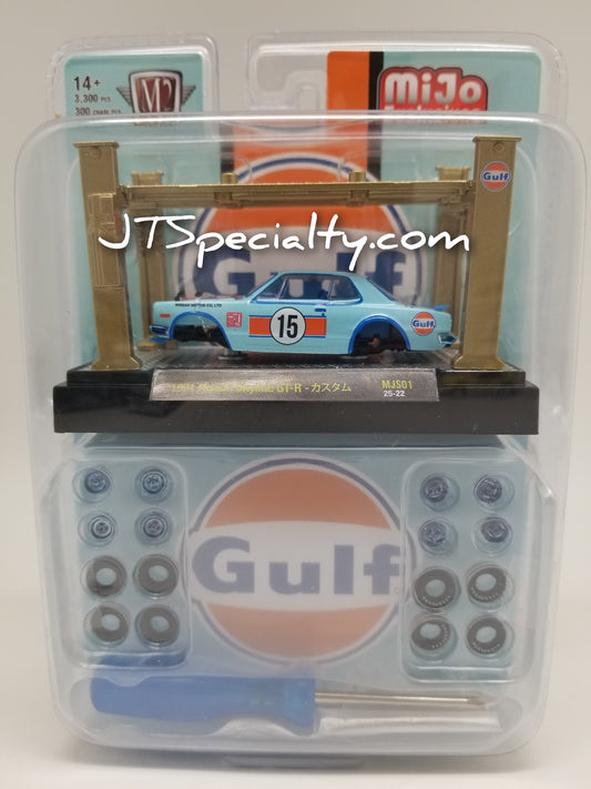 M2 CHASE 1971 Nissan Skyline GT-R - GULF Model Kit - MiJo