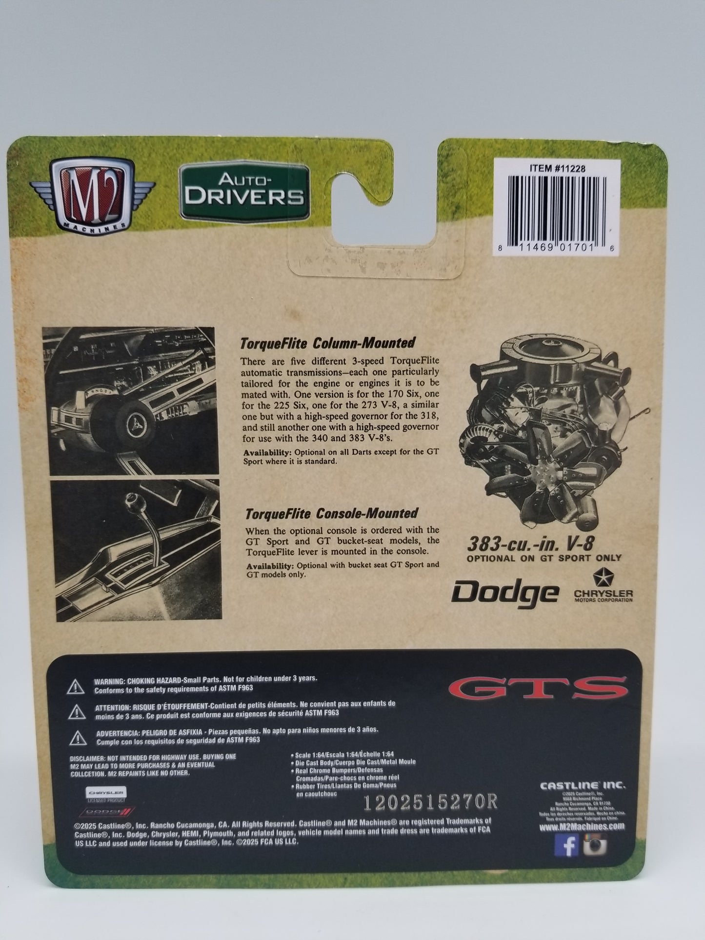 M2 1969 Dodge Dart GTS 383