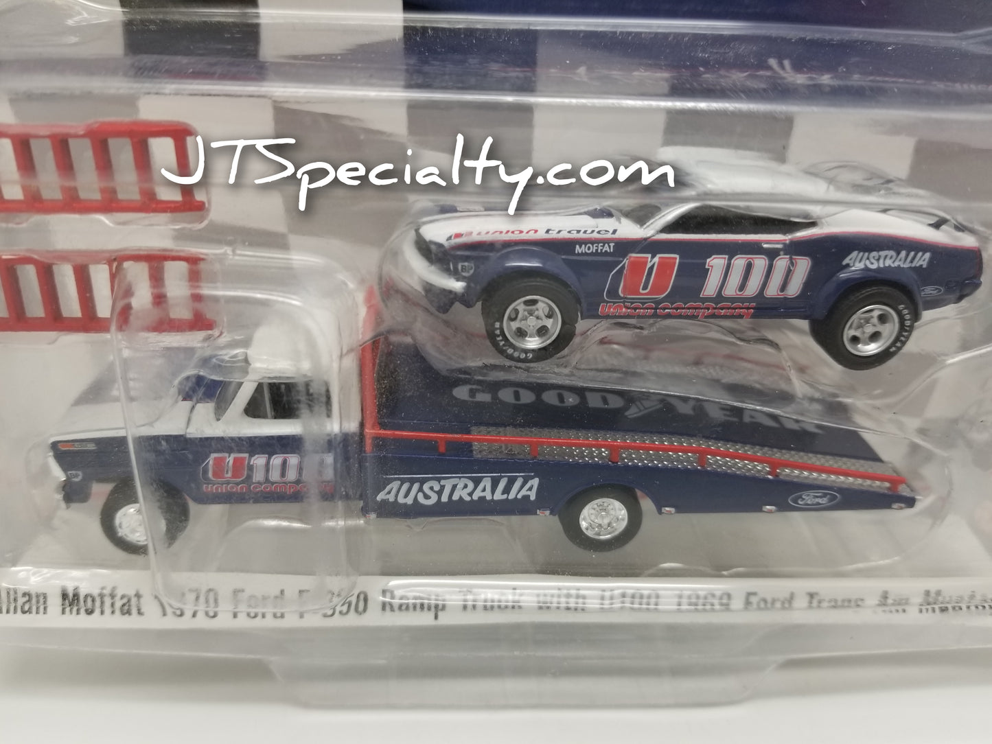 ACME - 1970 Ford F-350 Ramp Truck with U100 1969 Trans Am Mustang - Allan Moffat Racing
