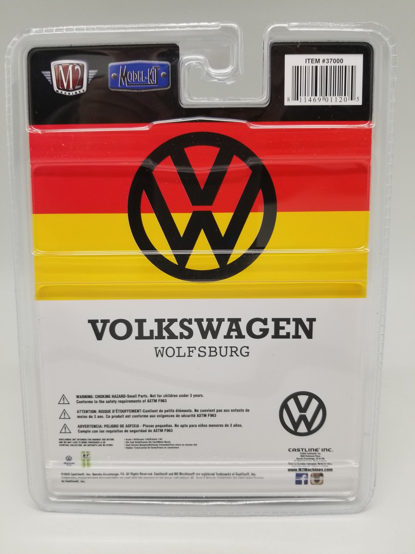 M2 1958 VW Microbus 15 Window - Model Kit - Wolfsburg