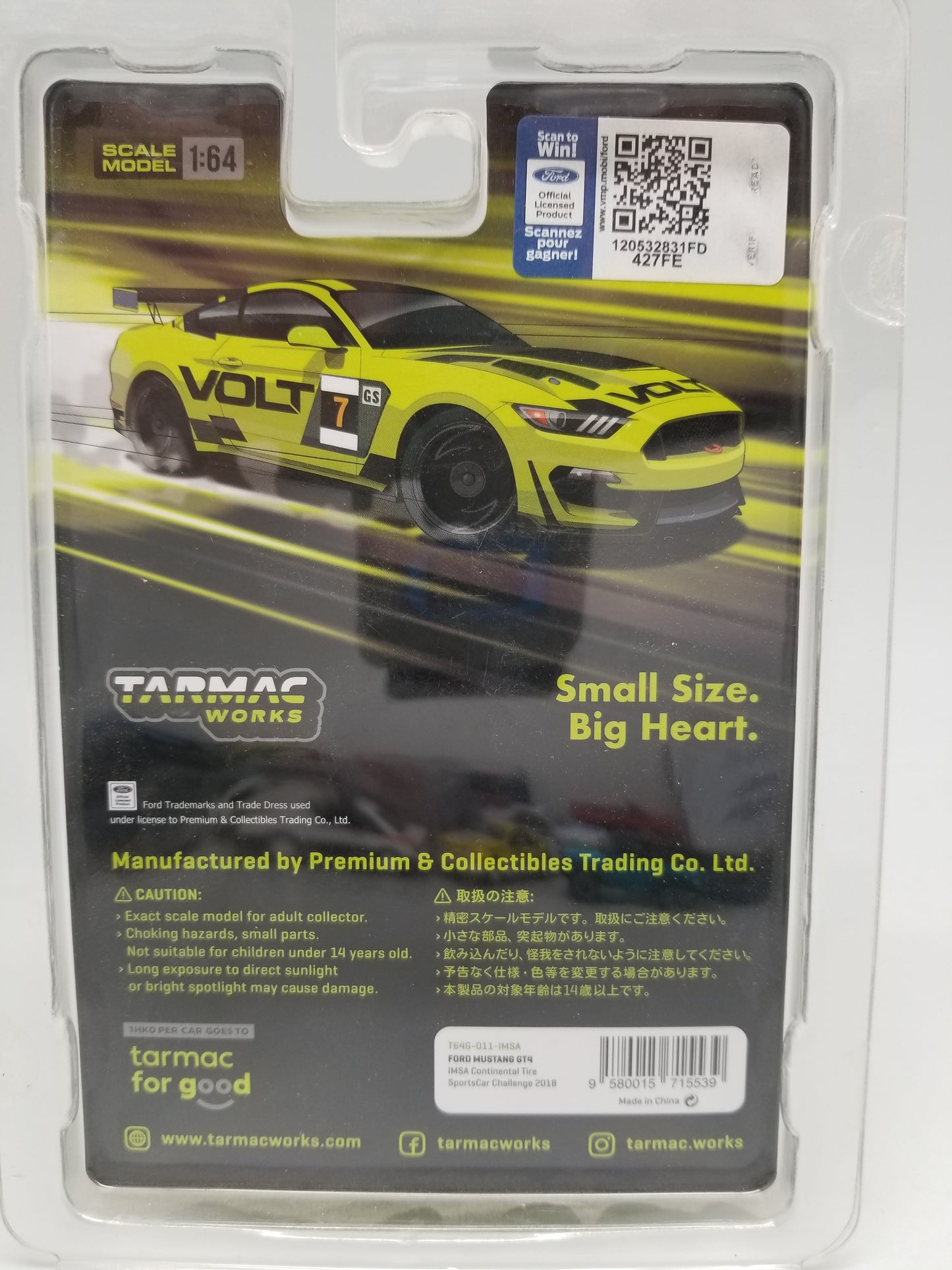 Tarmac Works - Ford Mustang GT4 - 2018 IMSA Car