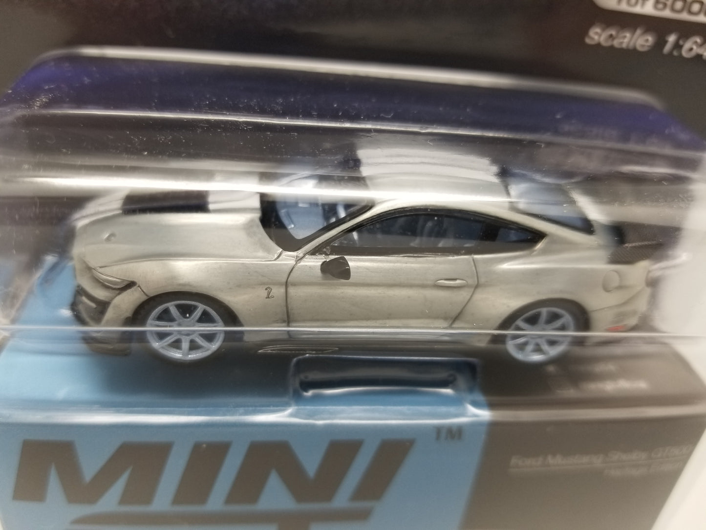 Mini GT CHASE 0758 Ford Mustang Shelby GT500 - Heritage Edition Brittany Blue