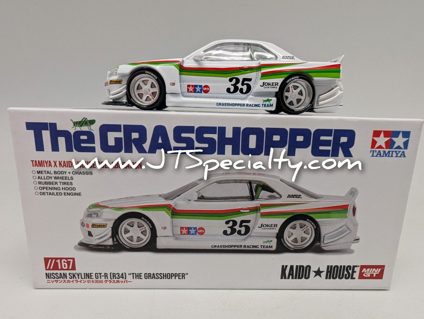 Kaido House 167 Nissan Skyline GT-R TAMIYA Grasshopper