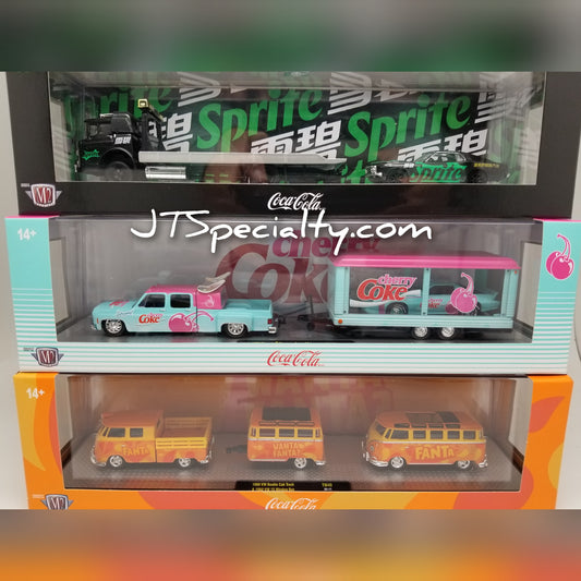 M2 56000-TW40 Fanta/Sprite/Cherry Coke Auto Hauler - Set of 3