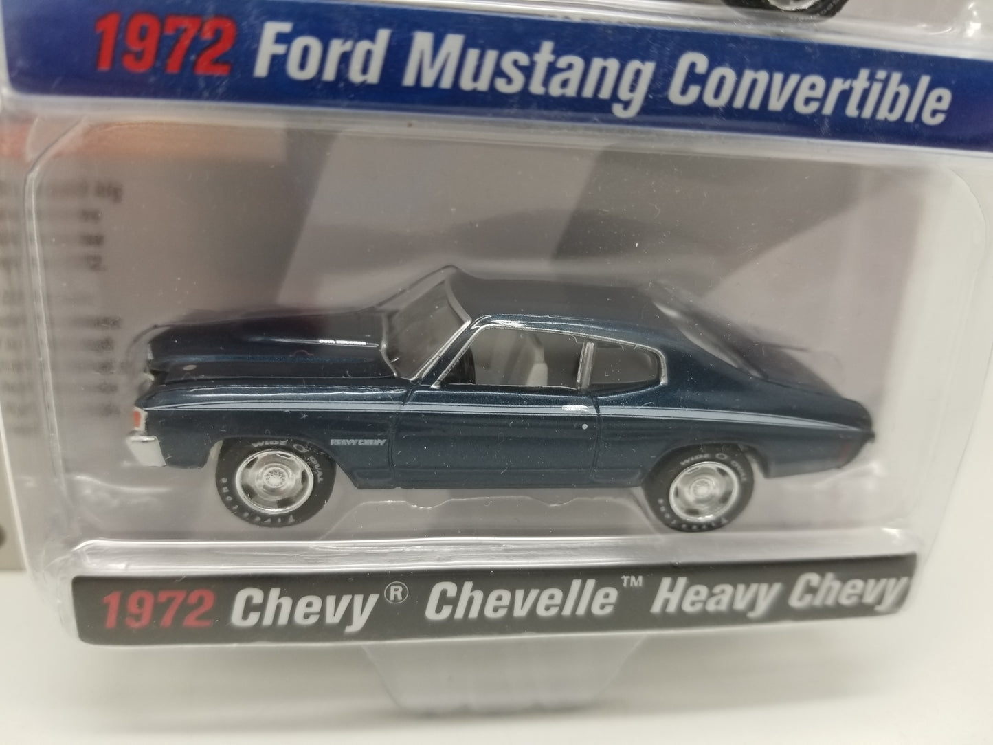 JL 2 Pack - 1972 Ford Mustang Convertible & 1972 Chevy Chevelle Heavy Chevy