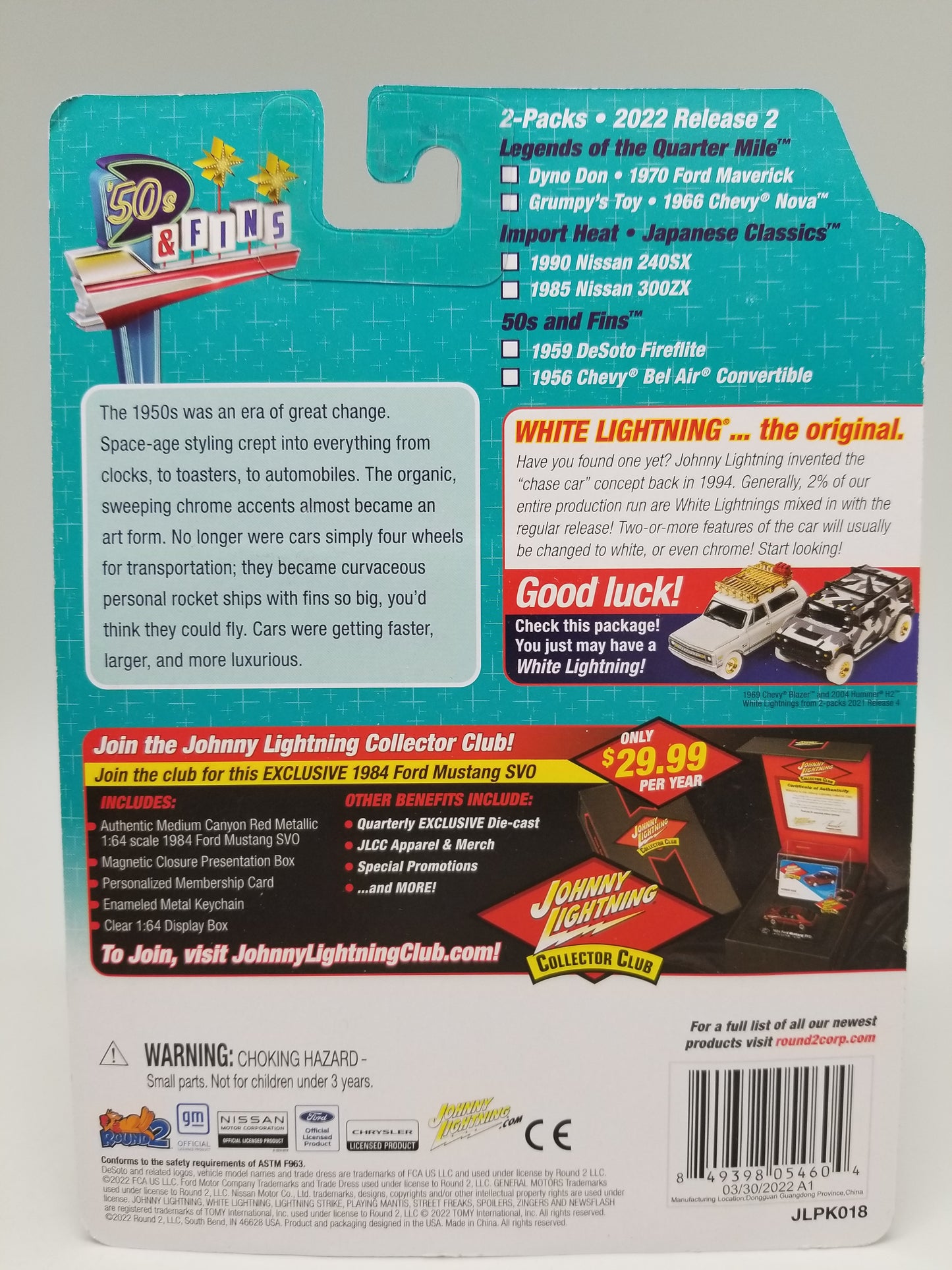 JL 2 Pack - 1959 DeSoto Fireflite & 1956 Chevy Bel Air Convertible