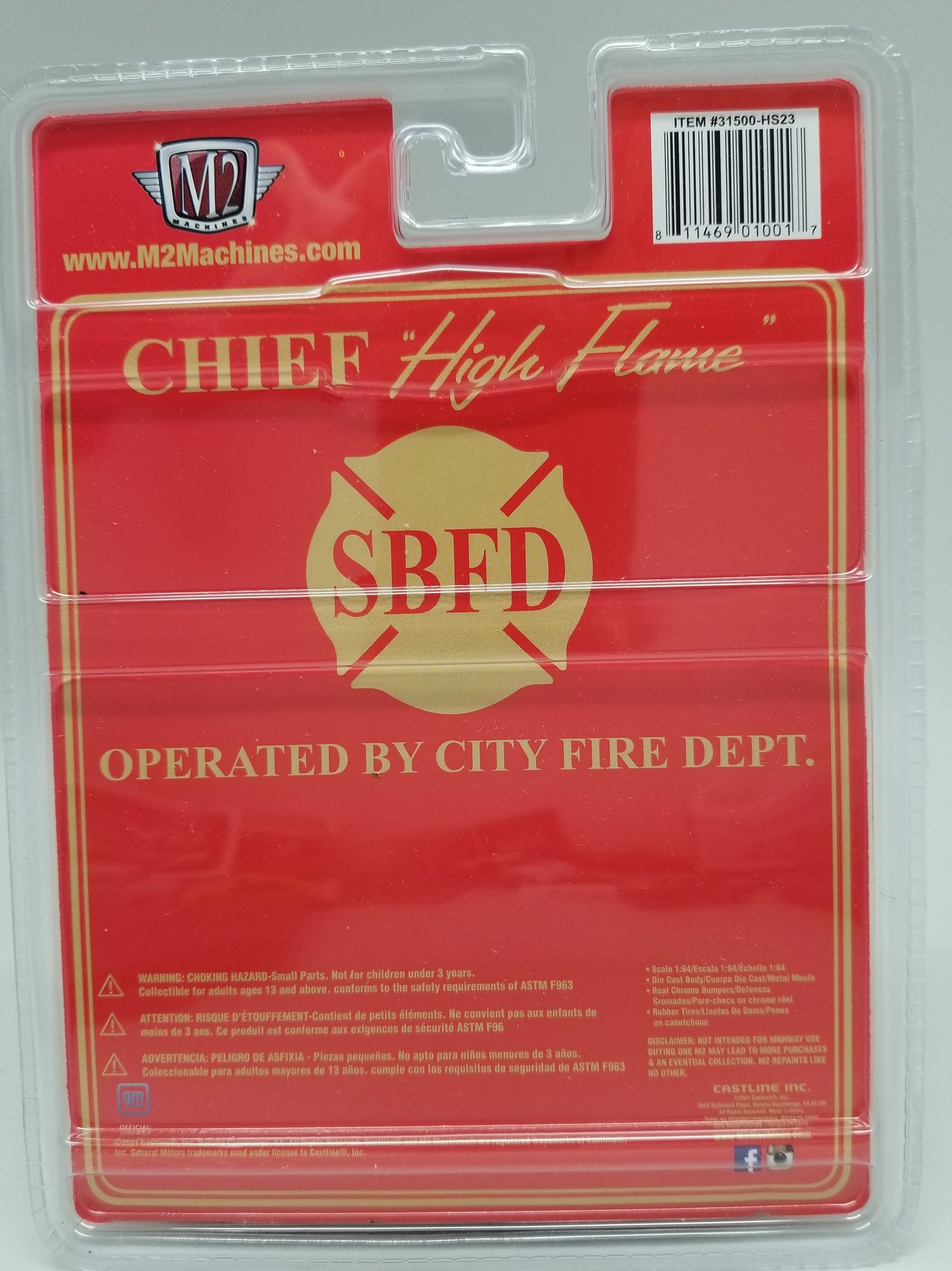M2 CHASE 1976 Chevrolet Scottsdale 4x4 - Chief "High Flame" SBFD