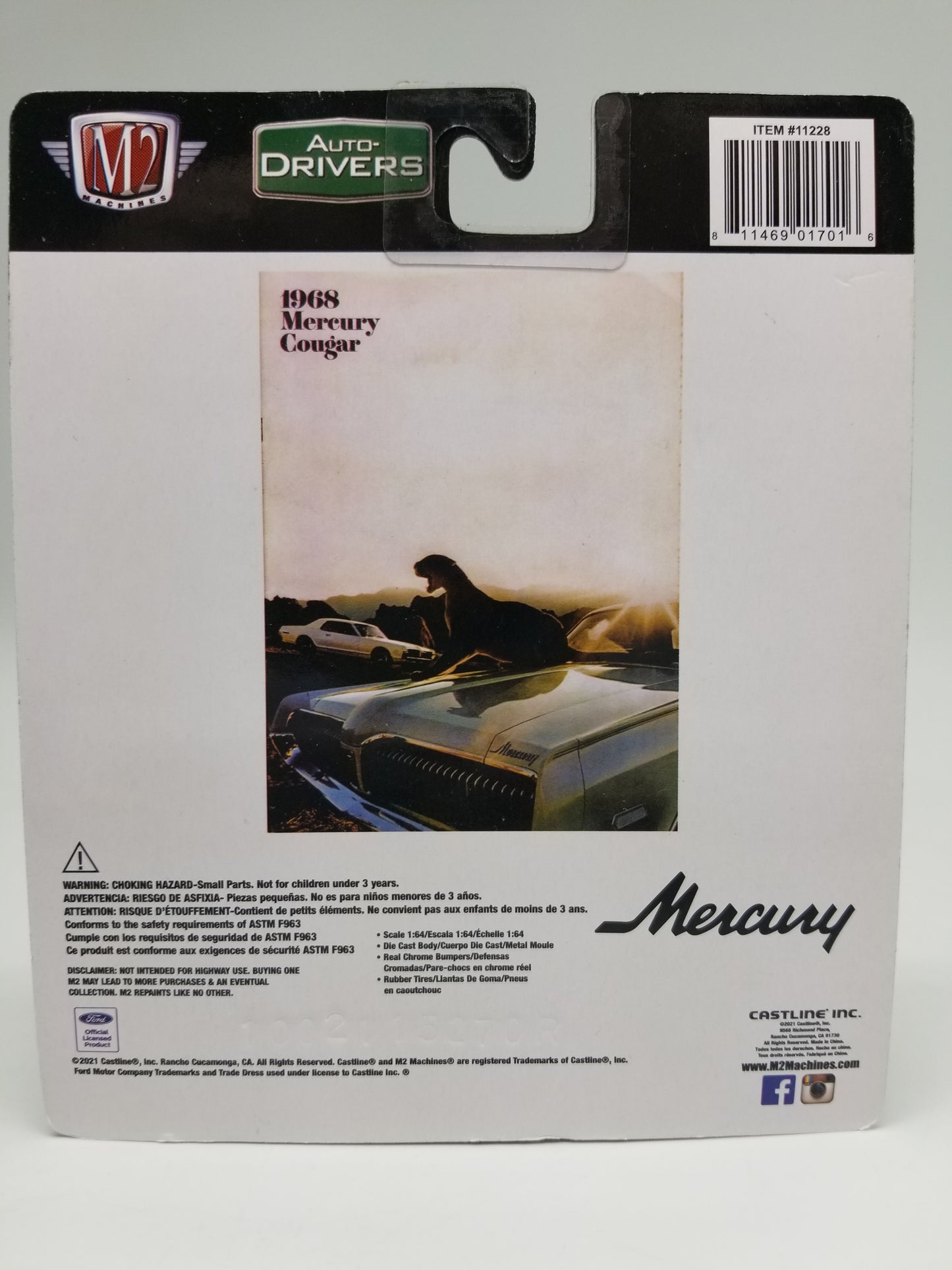 M2 CHASE 1968 Mercury Cougar XR-7