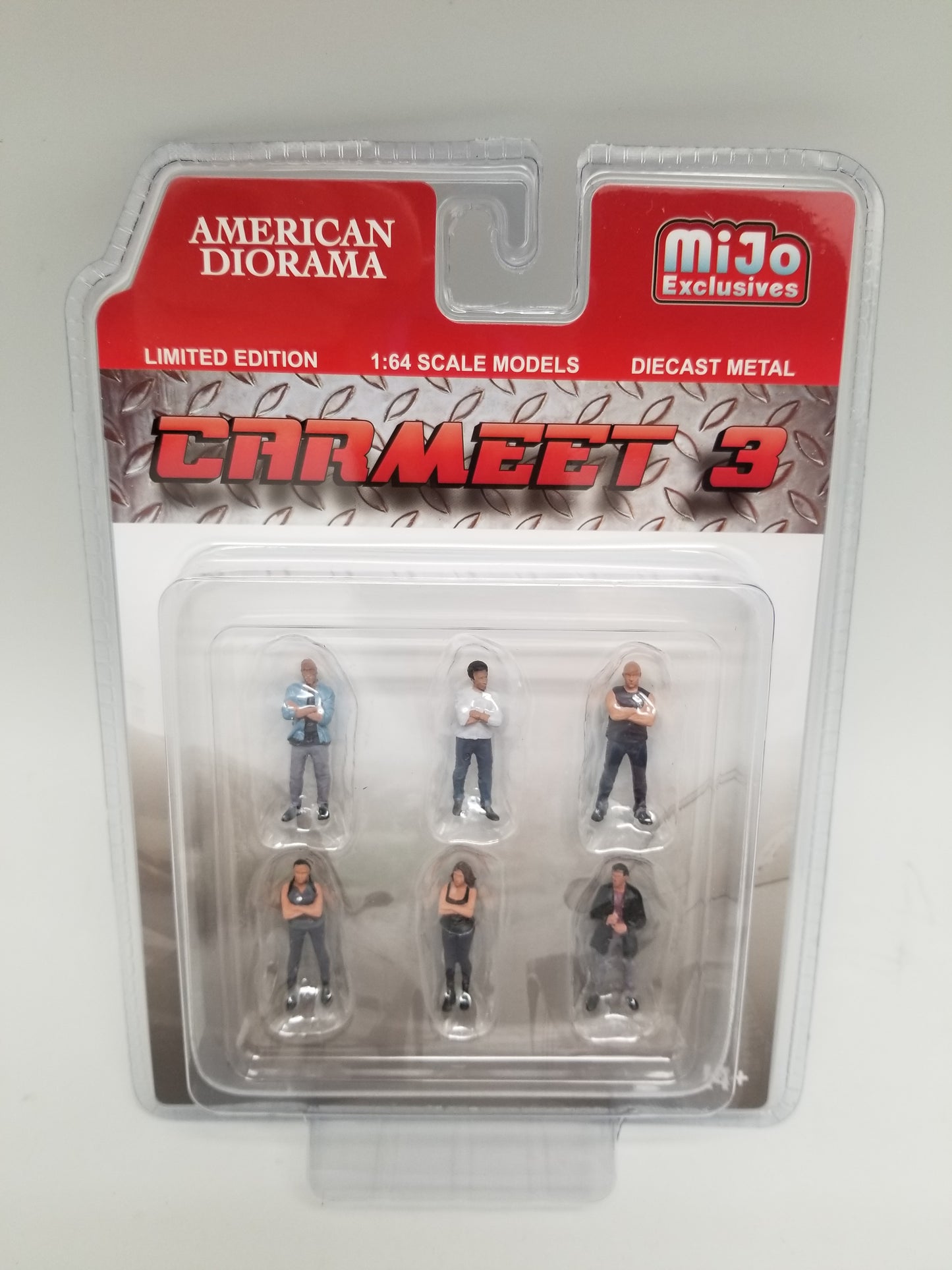 American Diorama CARMEET 3 Diecast Figures
