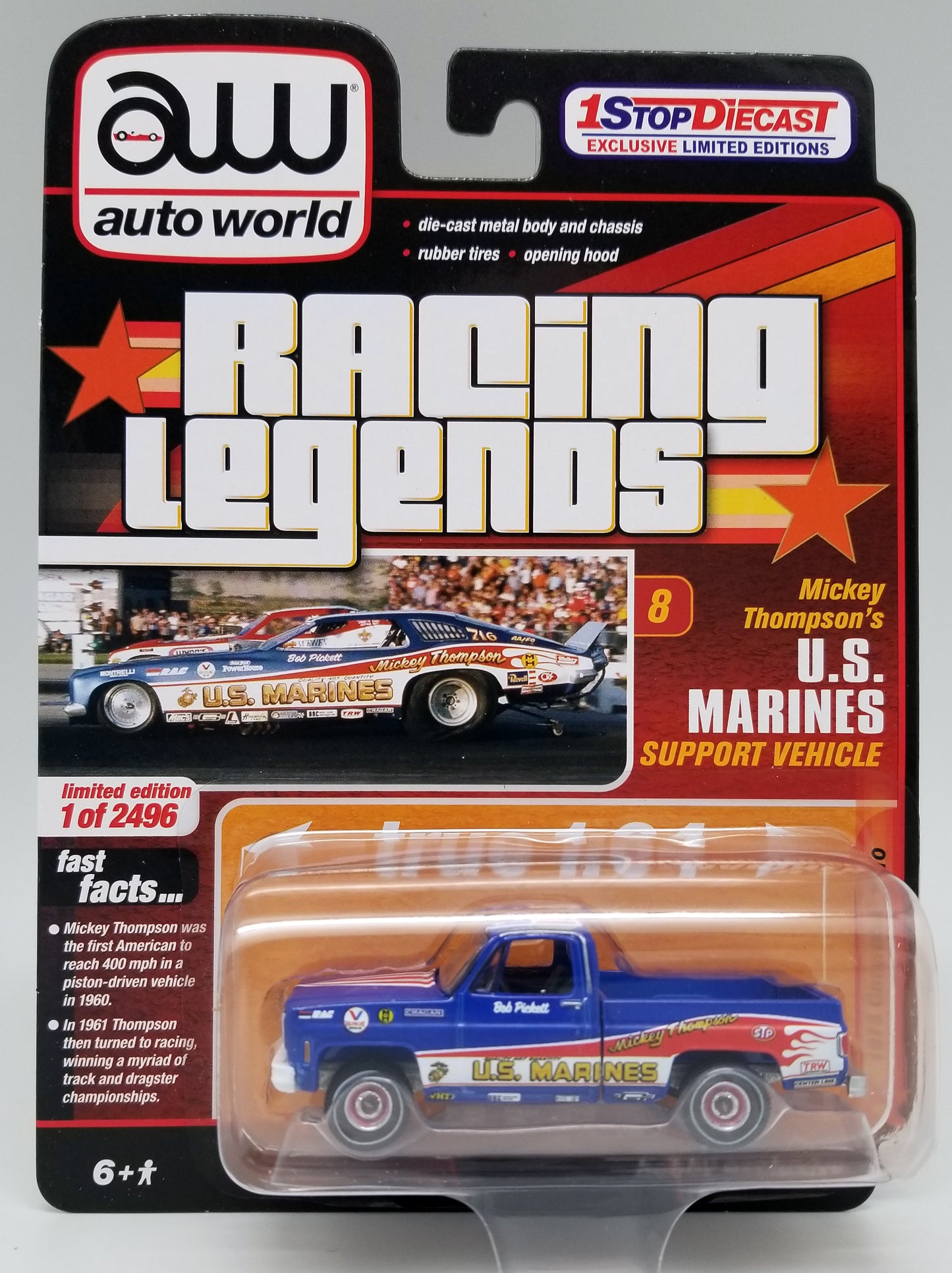AW 1973 C10 Racing Legends #8 Mickey Thompson's US Marines Support Vehicle
