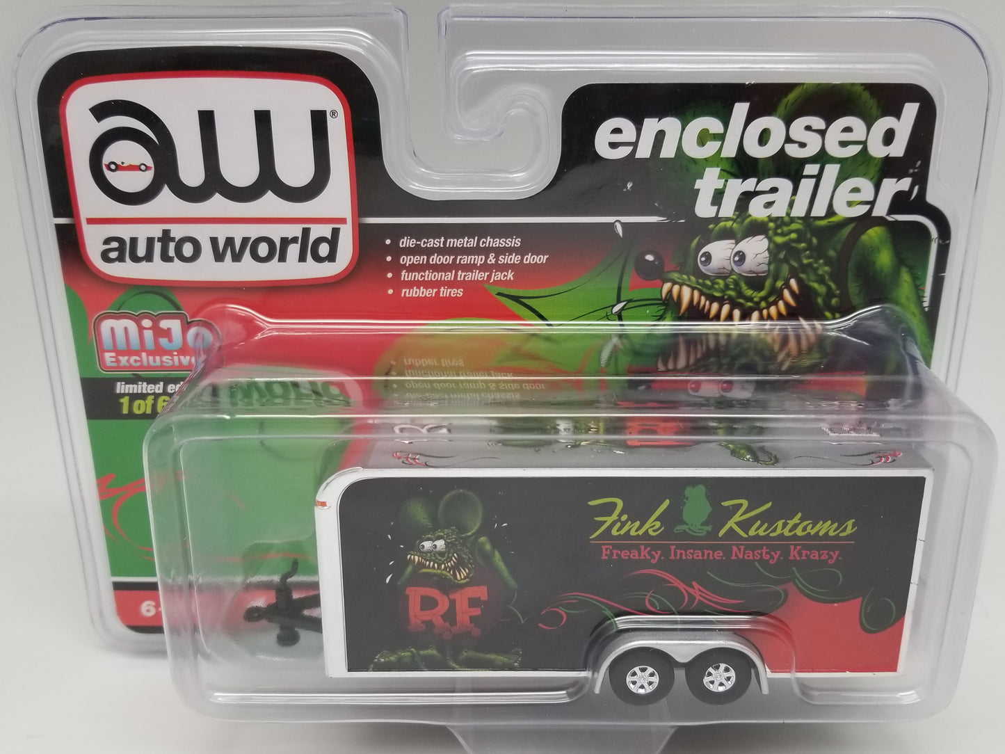 AW Rat Fink Kustoms Enclosed Trailer