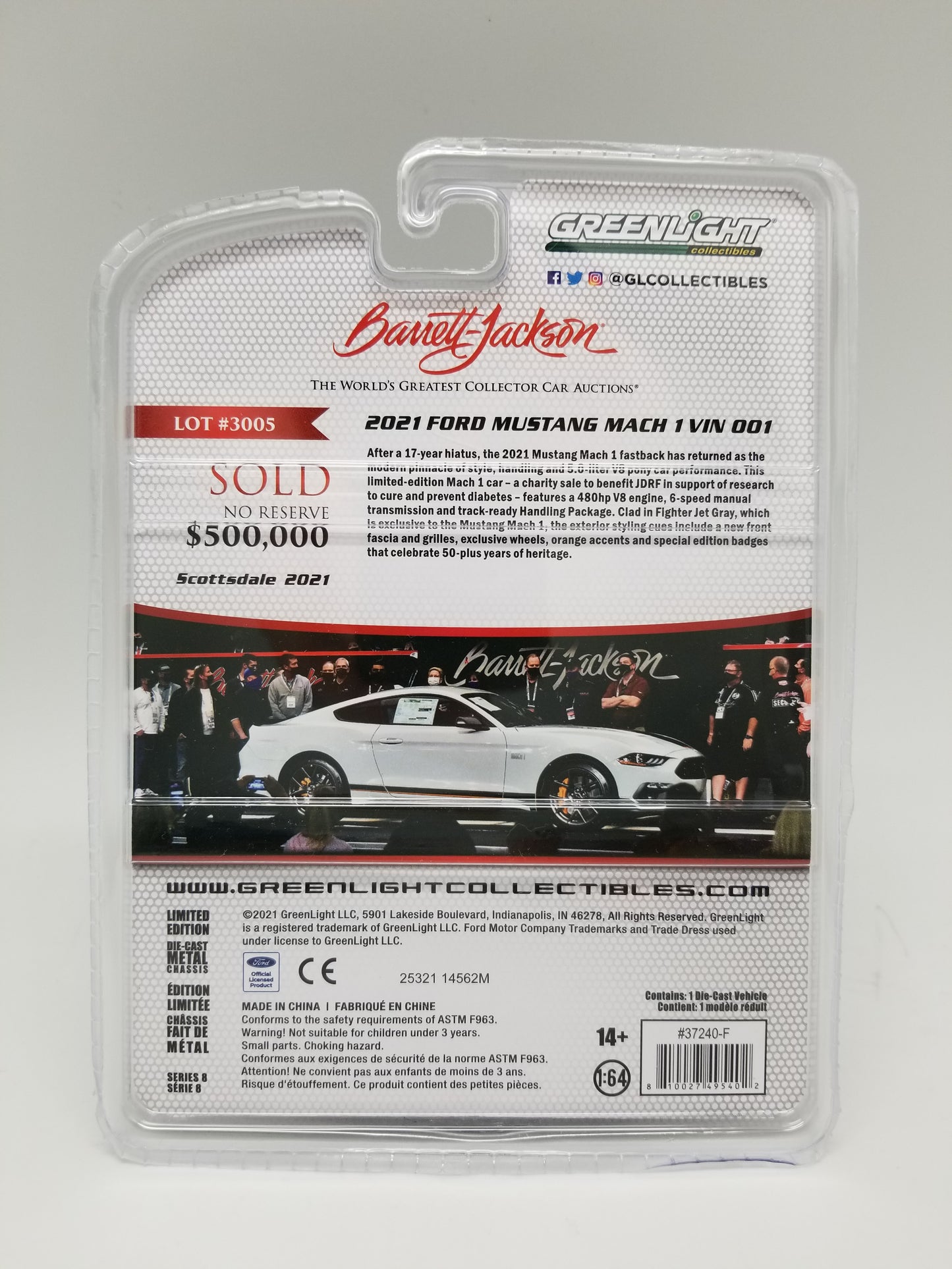 GL - 2021 Ford Mustang Mach 1 VIN 001 - Barrett Jackson 50th Anniversary