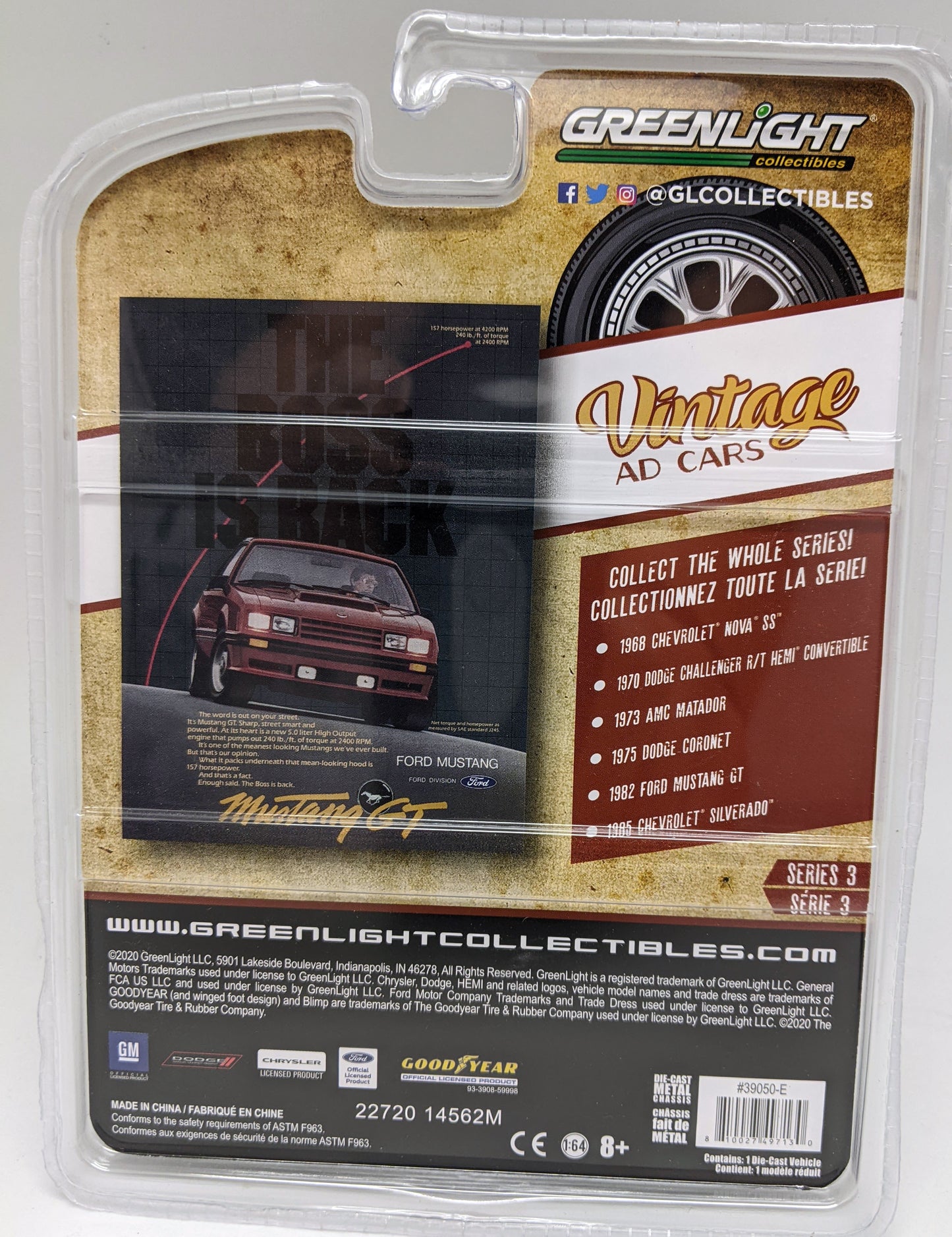 GL - 1982 Ford Mustang GT - Red - Vintage Ad Cars