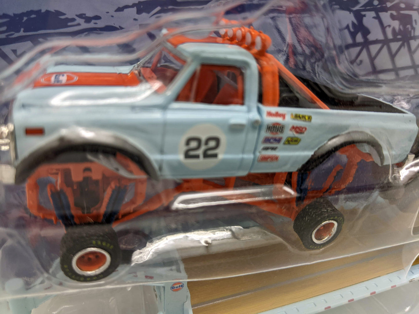 GL - 1972 Gulf Chevrolet K-10 Monster Truck - MiJo Exclusive