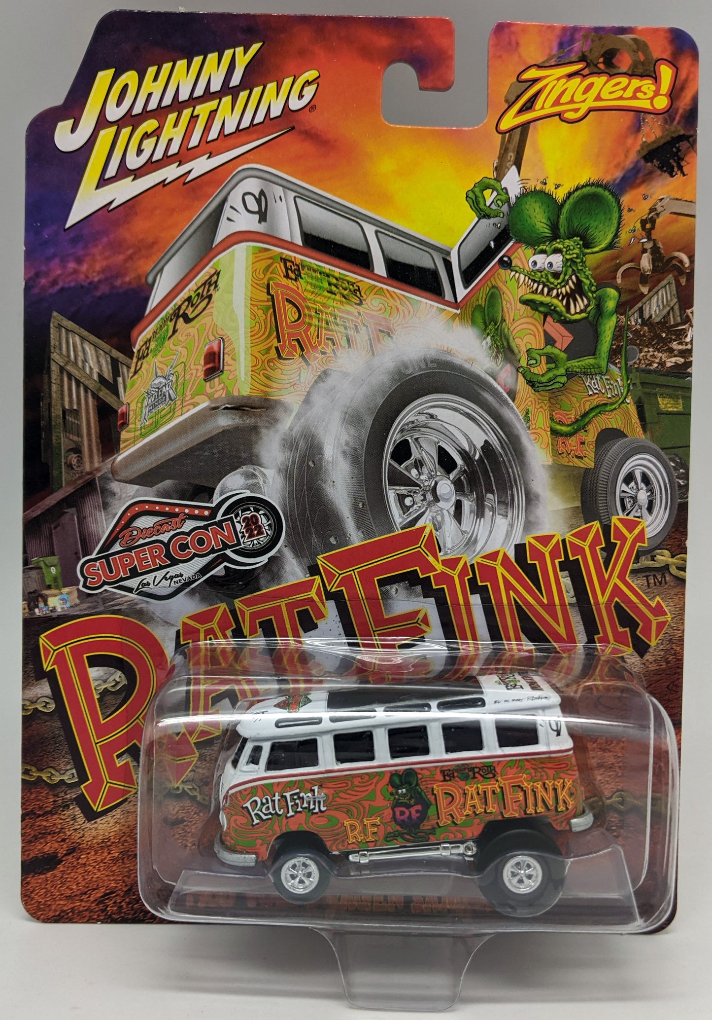 JL 1965 Volkswagen Samba Bus - Rat Fink ZINGERS!