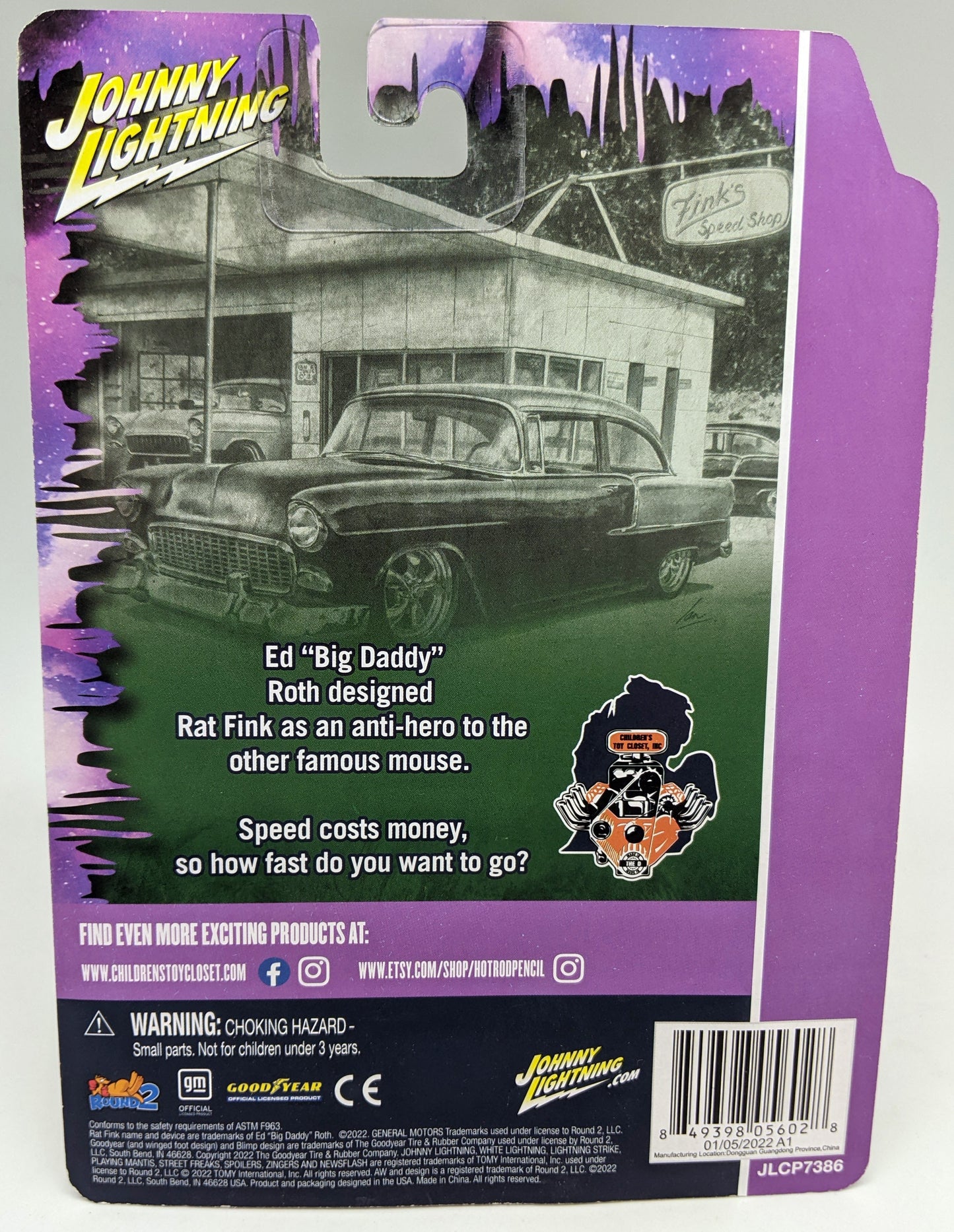 JL 1955 Chevy 2-door Sedan - Rat Fink