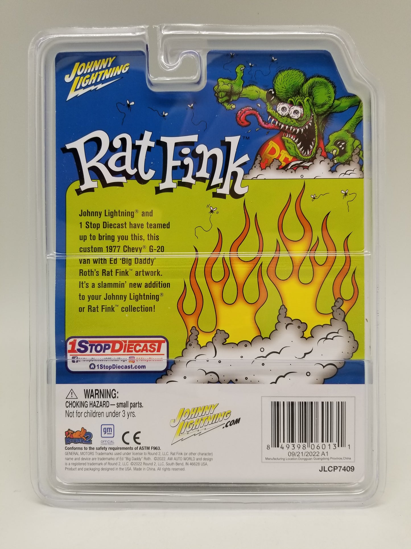 JL 1977 Chevy G20 Rat Fink Boogie Van - one of 2496
