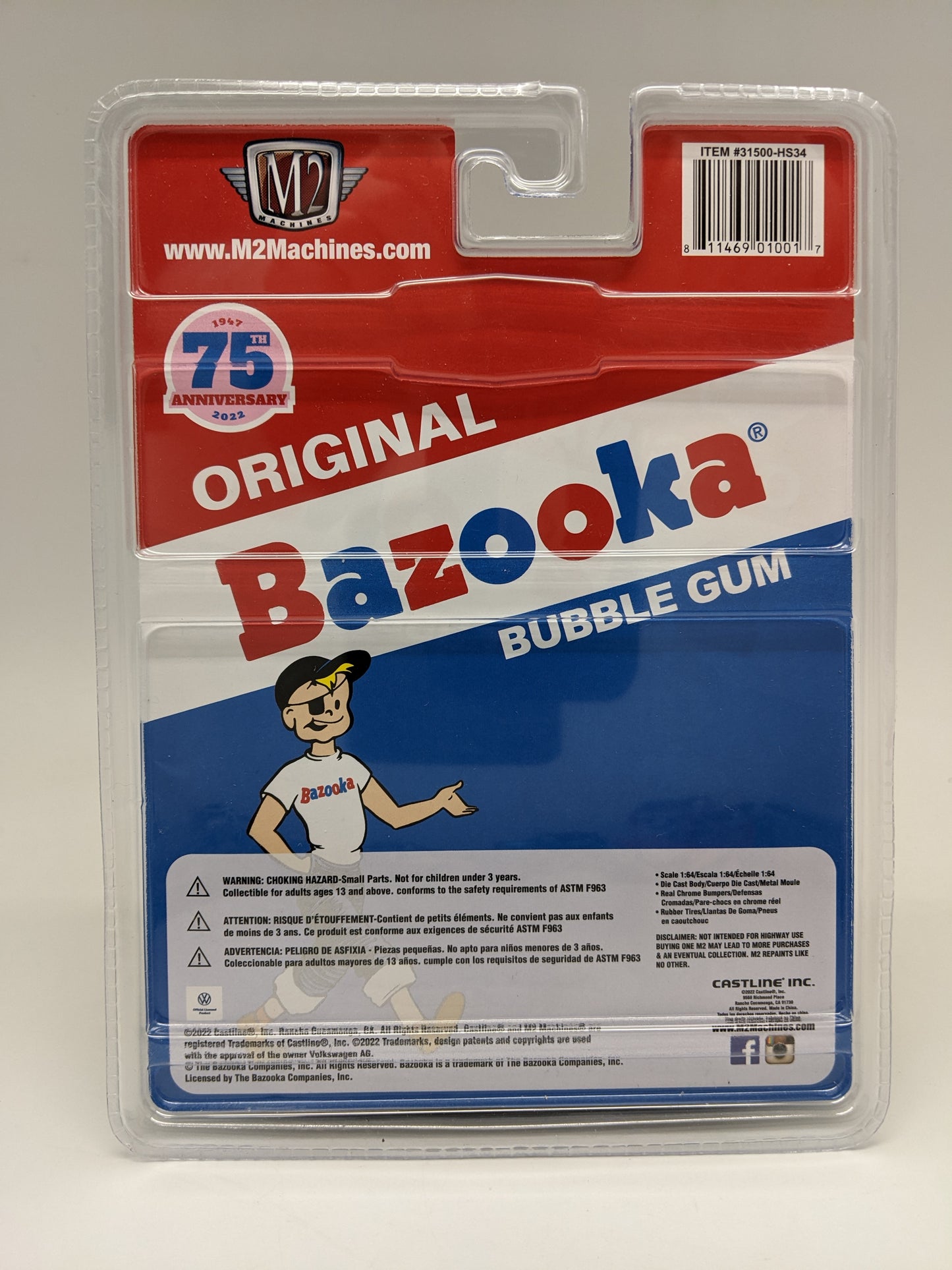 M2 1960 VW Delivery Van USA Model - Bazooka