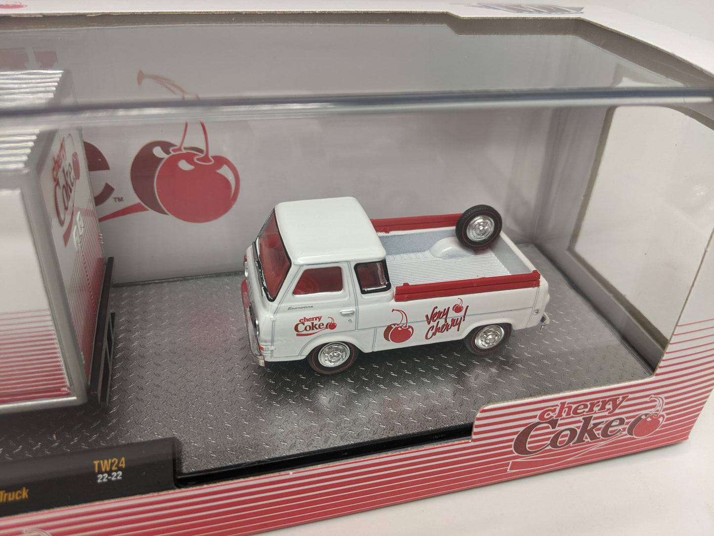 M2 1966 Ford C-950 Truck & 1964 Ford Econoline Truck Cherry Coke Auto Hauler