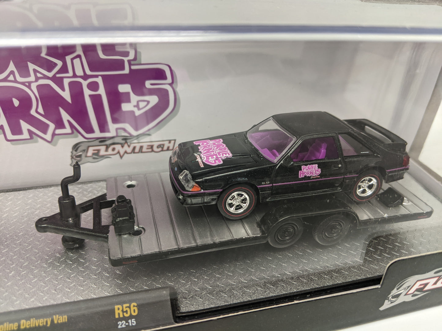 M2 1965 Ford Econoline Delivery Van & 1988 Ford Mustang GT - Purple Hornies