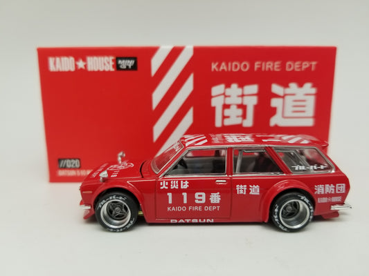 Kaido House 020 MiniGT - Datsun 510 Fire Wagon
