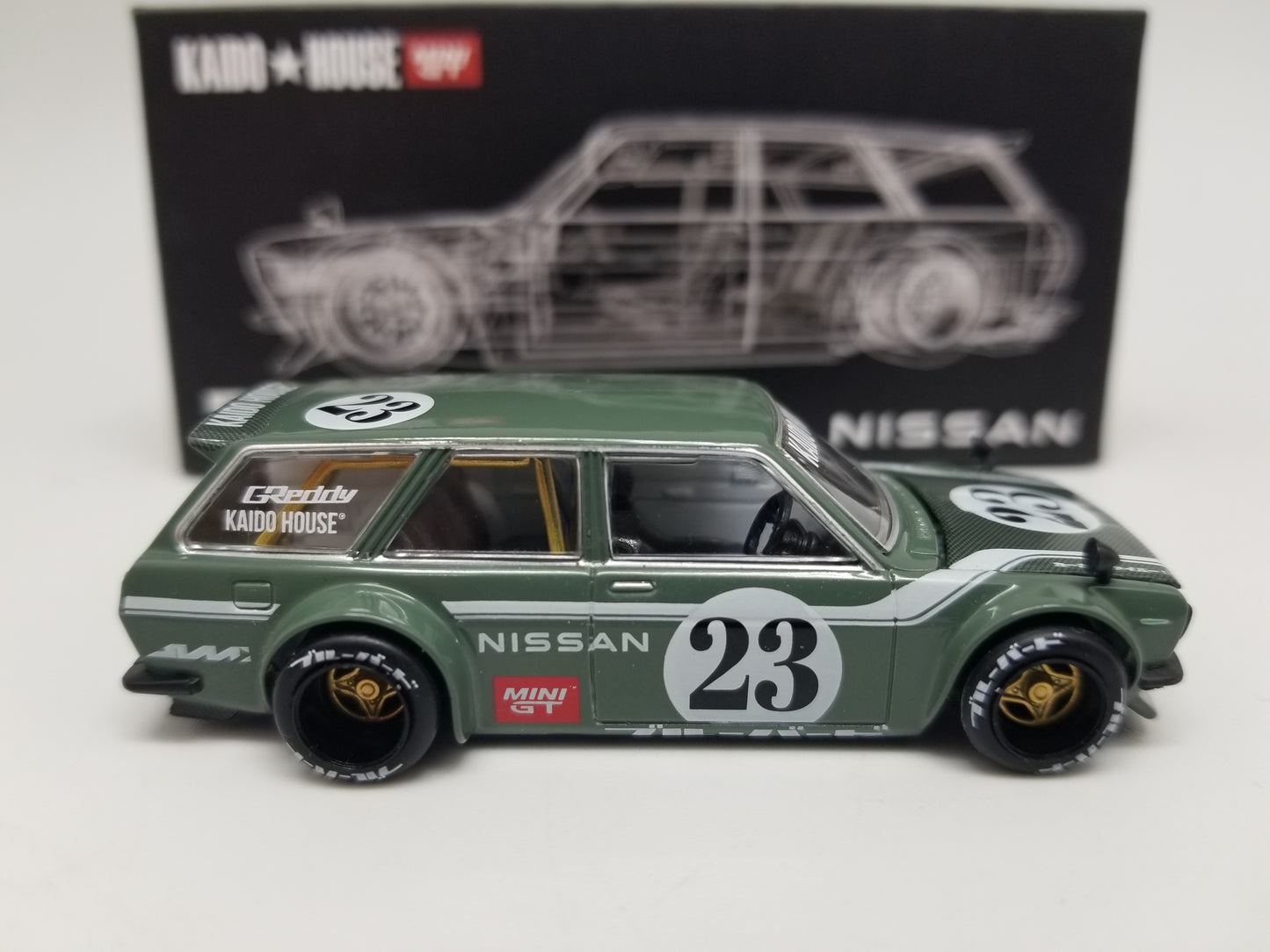 Kaido House 076 Datsun Kaido 510 Wagon - GREEN