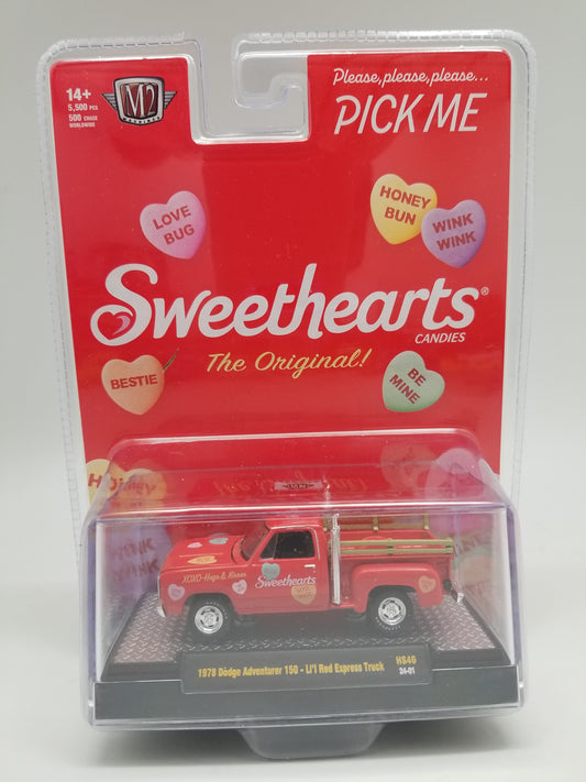 M2 1978 Dodge Adventurer 150 - Li'l Red Express Truck - Sweethearts