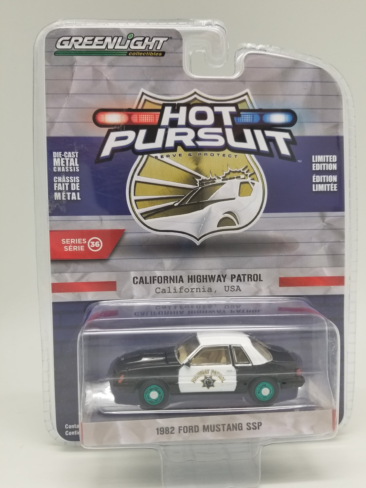 GL CHASE - 1982 Ford Mustang SSP - Hot Pursuit California Highway Patrol