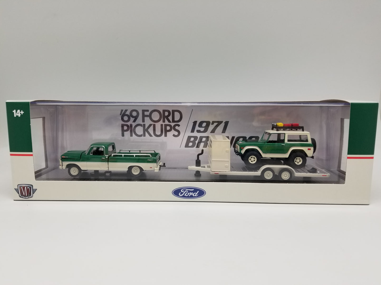 M2 1969 Ford F-100 Ranger Truck & 1971 Ford Bronco Auto Hauler