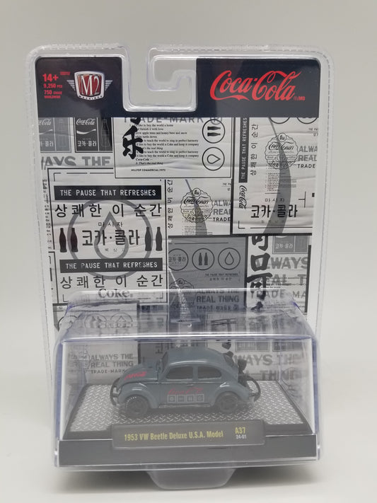 M2 1953 VW Beetle Deluxe U.S.A. Model - Coca-Cola