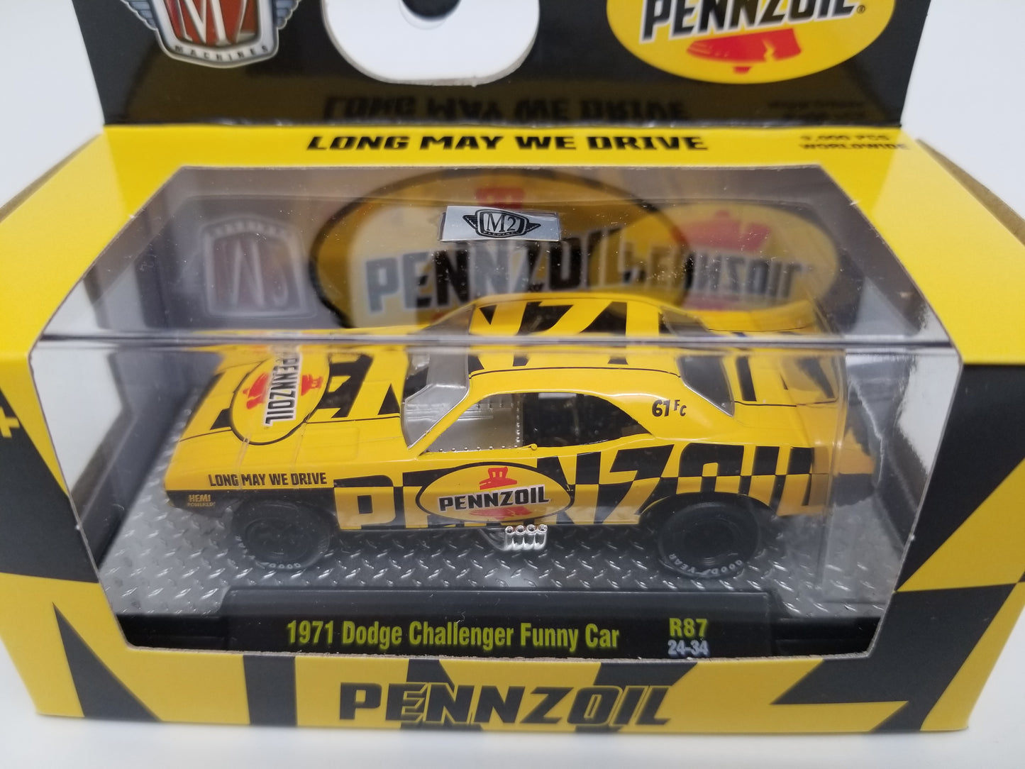 M2 1971 Dodge Challenger Funny Car - Pennzoil