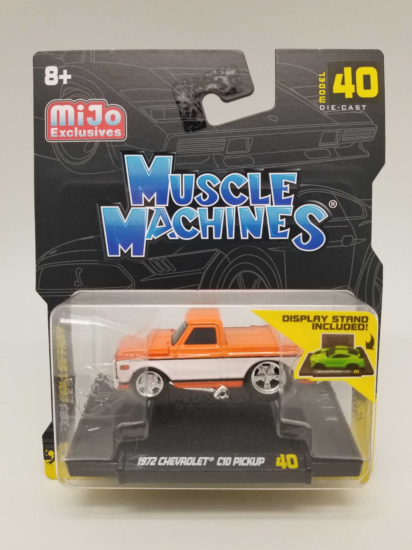 MM #40 - 1972 Chevy C10 Pick Up - Orange/White