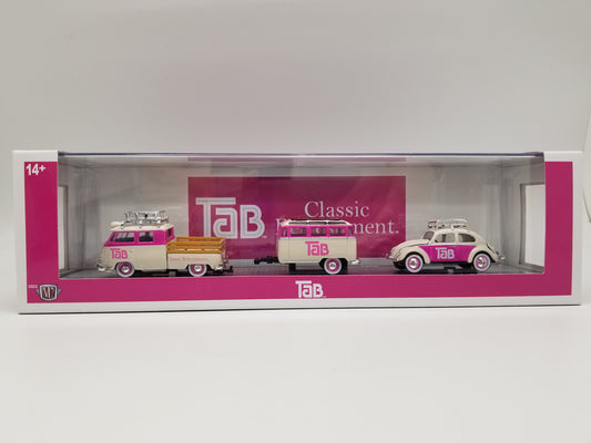 M2 1960 VW Double Cab Truck USA Model & 1953 VW Beetle Deluxe U.S.A Model - TAB