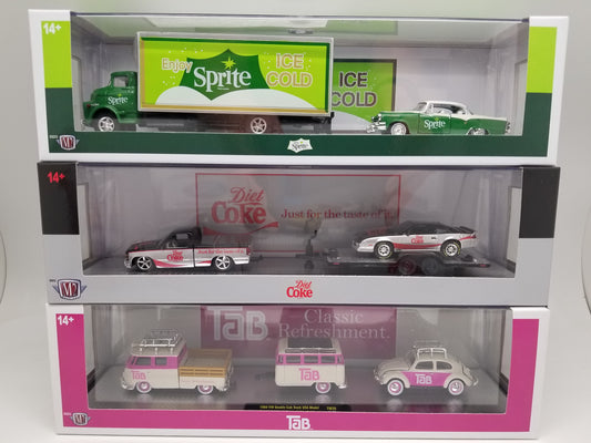 M2 56000-TW26 Coca-Cola Auto Hauler Set of 3