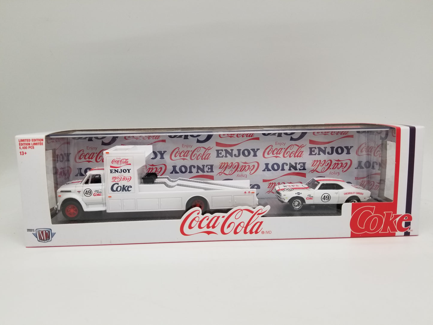 M2 1968 Chevrolet C60 Truck & 1968 Camaro Z/28 Auto Hauler - Coca-Cola
