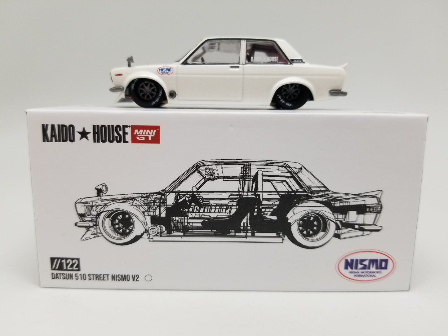 Kaido House 122 Datsun 510 Street Nismo - WHITE