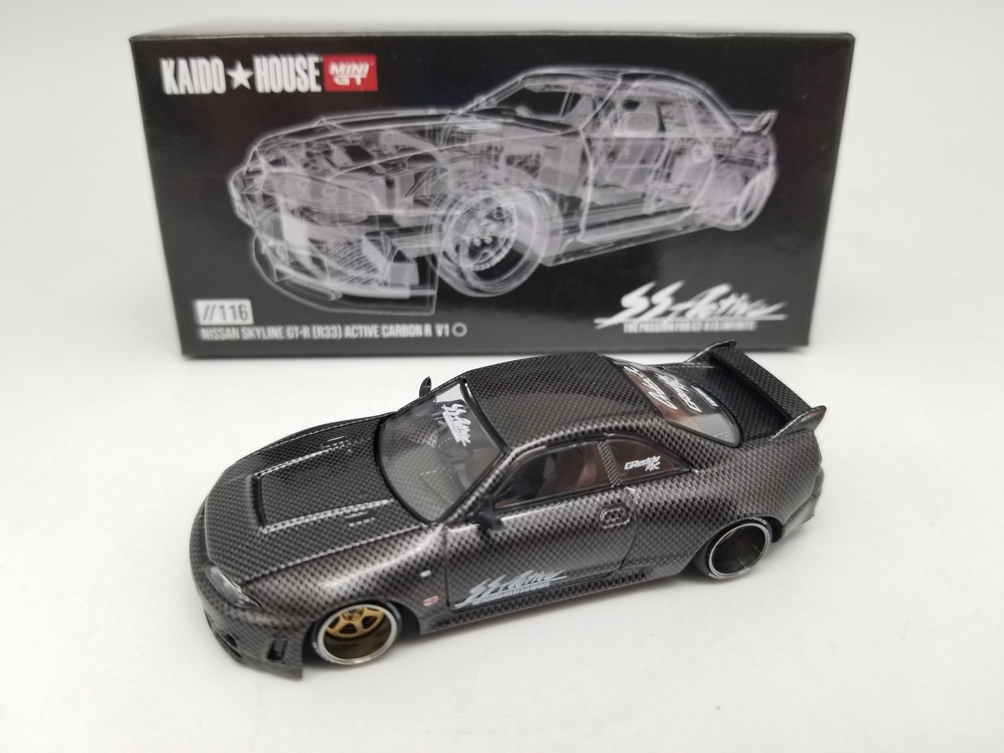 Kaido House 116 Nissan Skyline GT-R R33 - CARBON V1